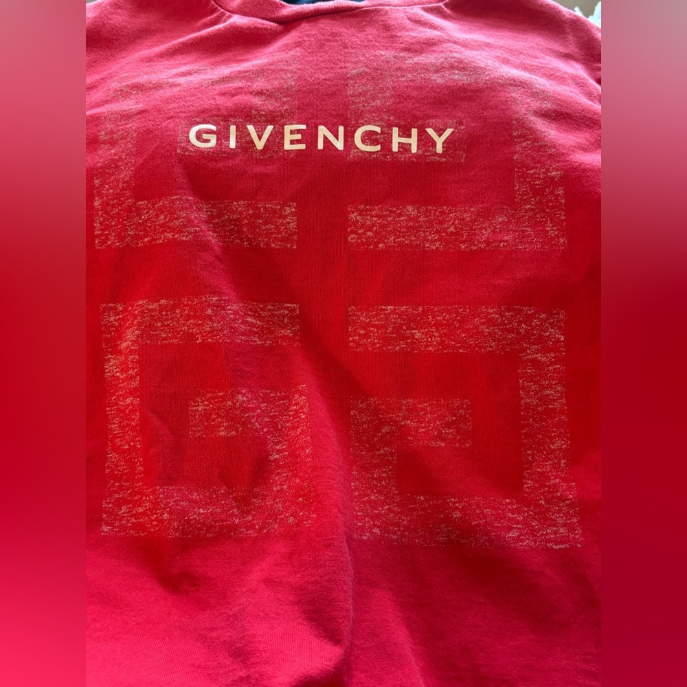 Boys/Girls Givenchy Vibrant Red Tee Shirt - Size 8